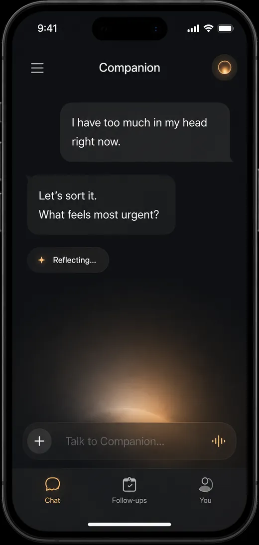 Ellea chat screen